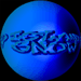 Blue globe annimation